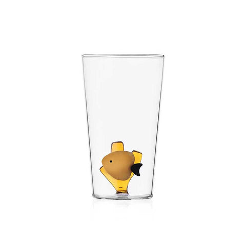 Marine Garden Long Drink Yellow Fish Amber Seaweed