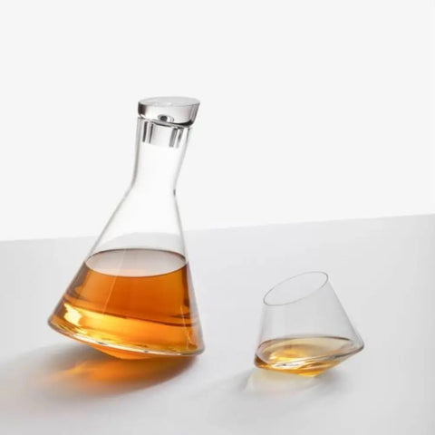 Manhattan Rolling Decanter with Lid
