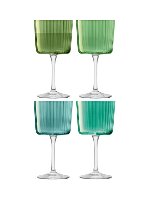 Emerald Wine Glasses - Set of 4