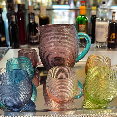 Luca Multicolor Glasses - Set of 6
