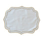Luna White Gold Placemat - Set of 2