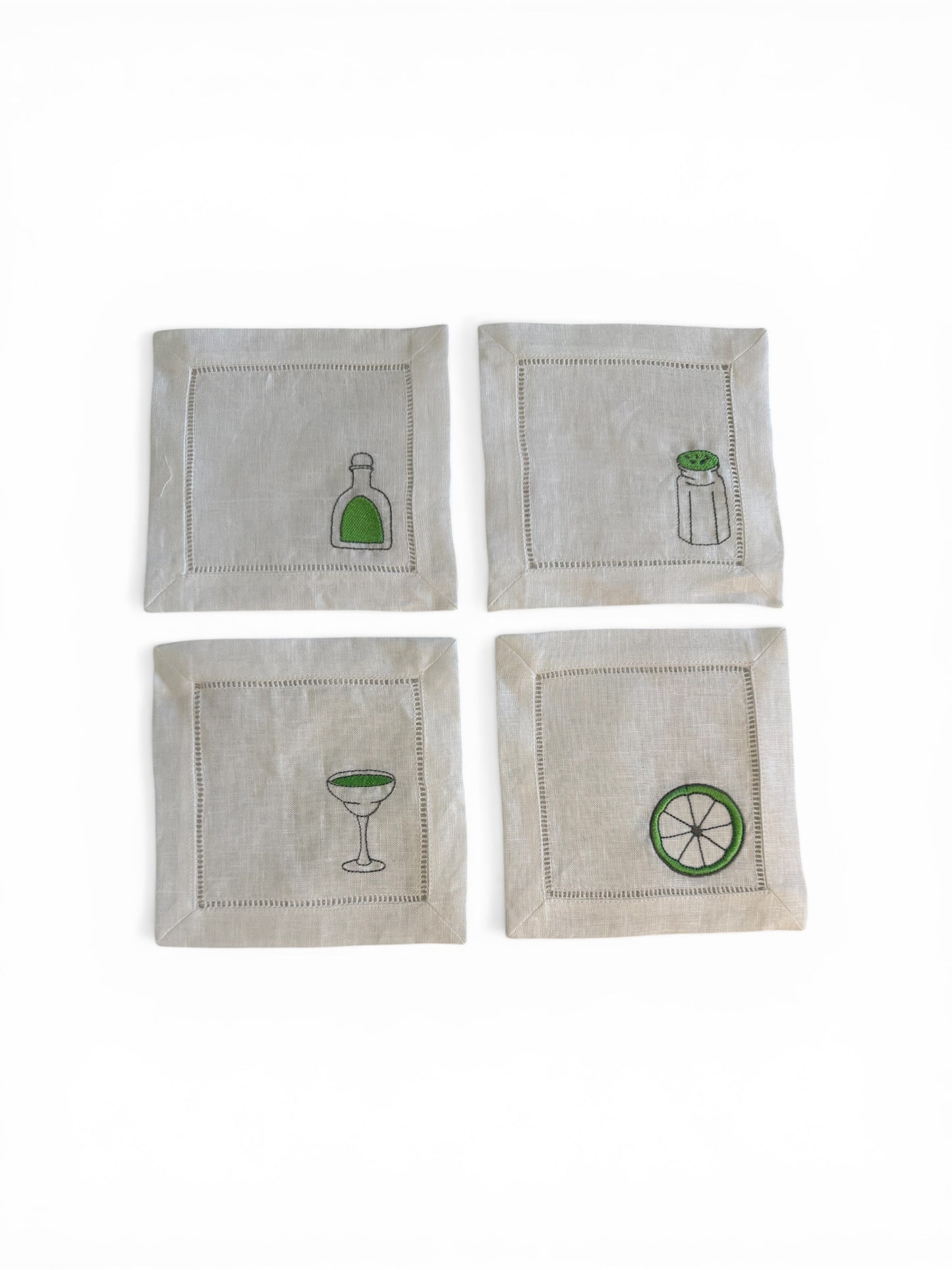 Margarita Time Coasters - Set of 4