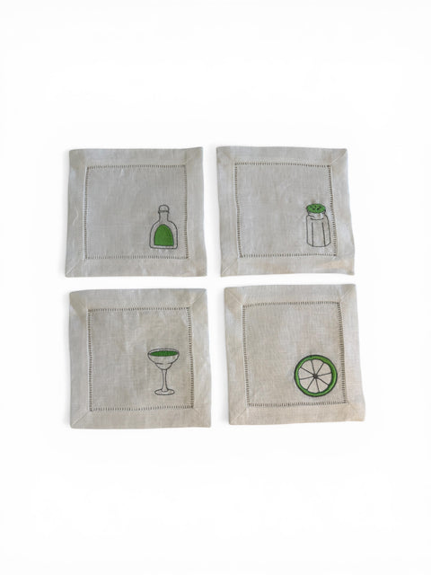 Margarita Time Coasters - Set of 4