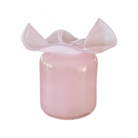 Opaline Jumbo Ruffle Vase