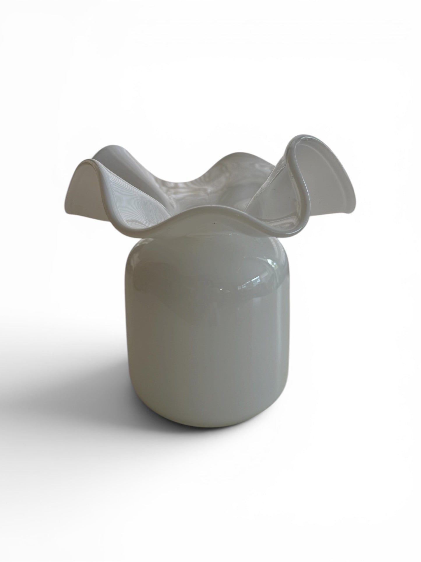 Opaline Jumbo Ruffle Vase