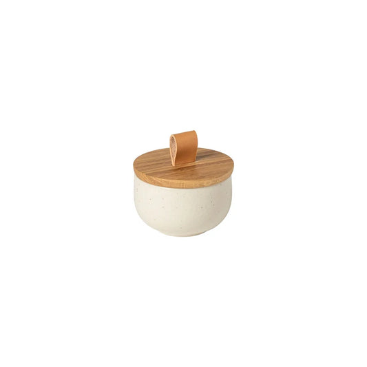 Pacifica Salt Cellar with Wood Lid