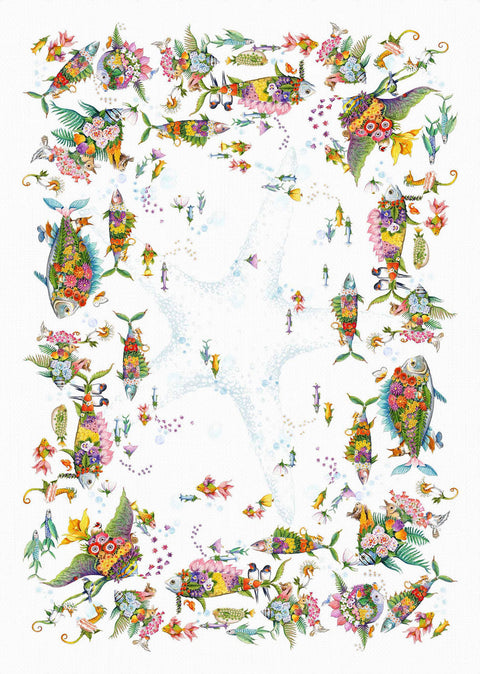 Pesciflora Tablecloth - Rectangular