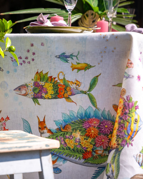 Pesciflora Tablecloth - Rectangular
