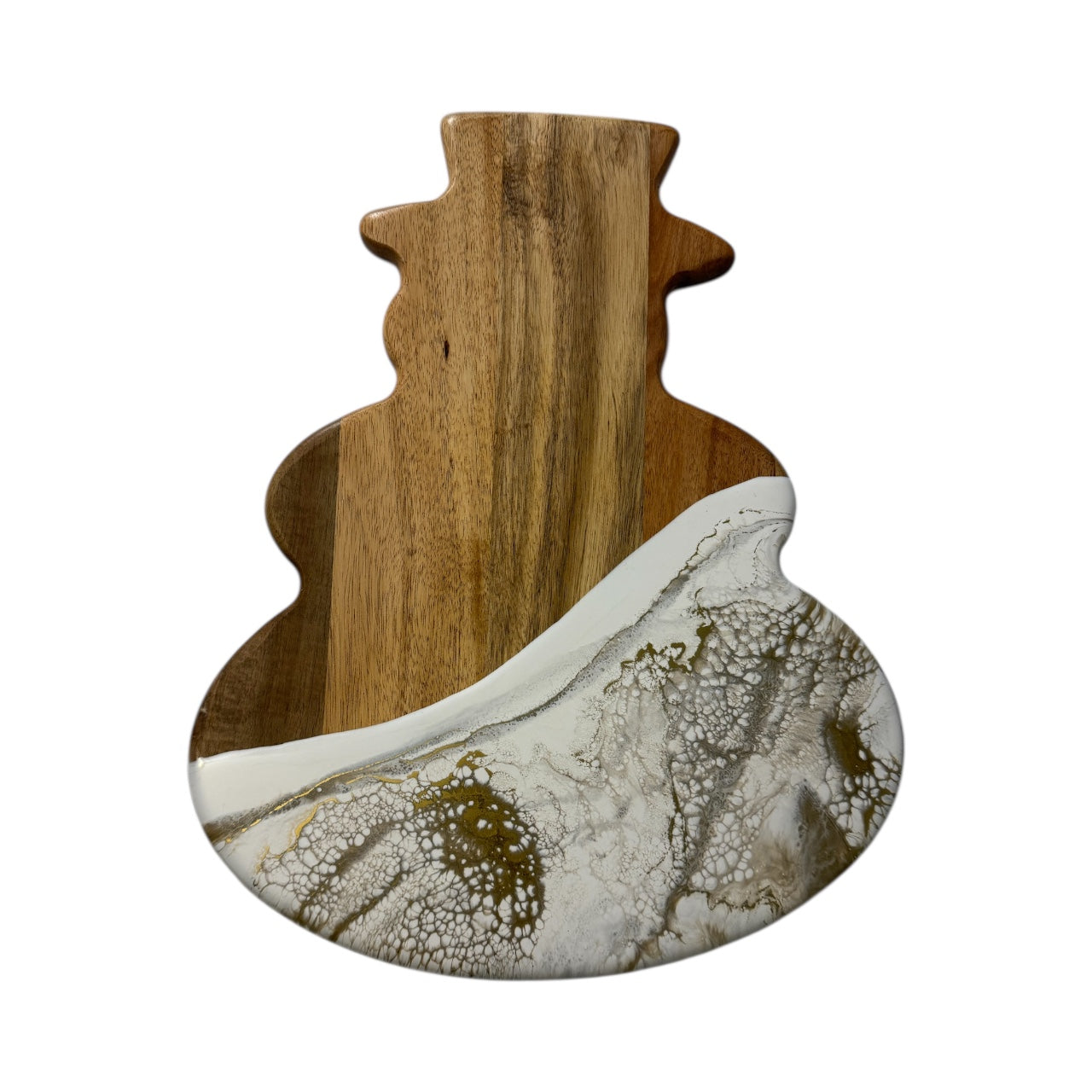 Snowman Charcuterie Board