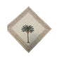 Green Palm Tree Dinner Napkin - Set of 4