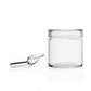 Piuma Sugar Pot with Glass Spoon