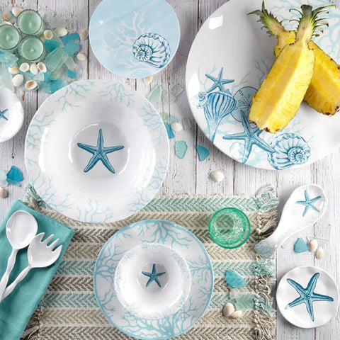 Captiva Appetizer Plate - Melamine - Set of 2