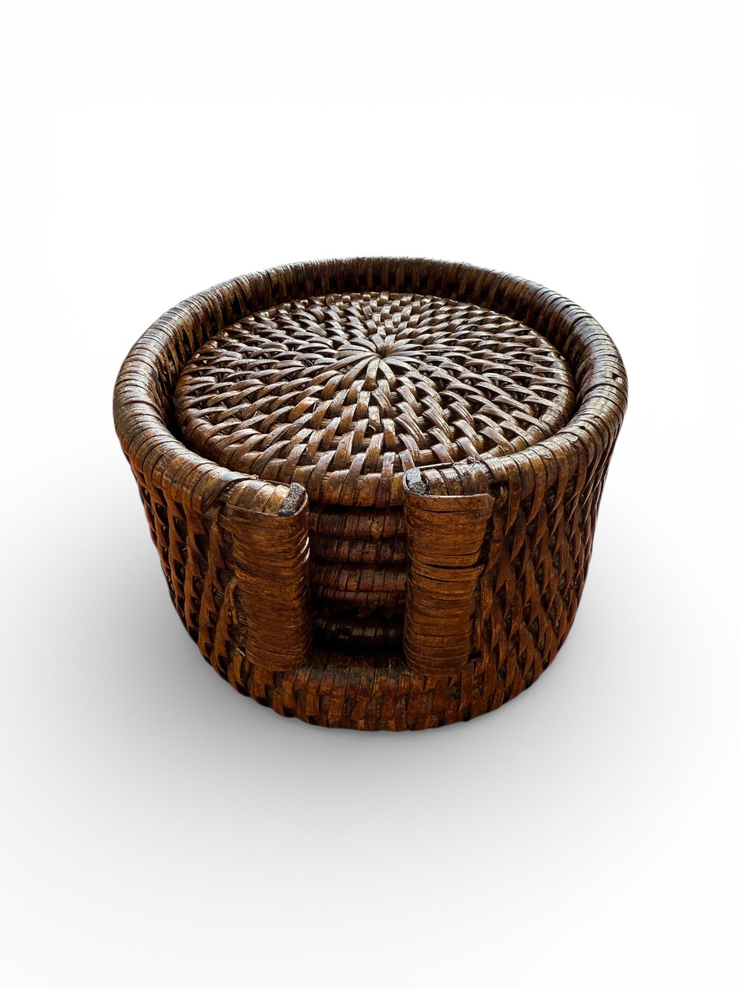 Rattan Coasters - Set of 6
