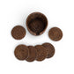 Rattan Coasters - Set of 6