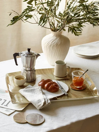 Soleil Fete Tray - Fawn