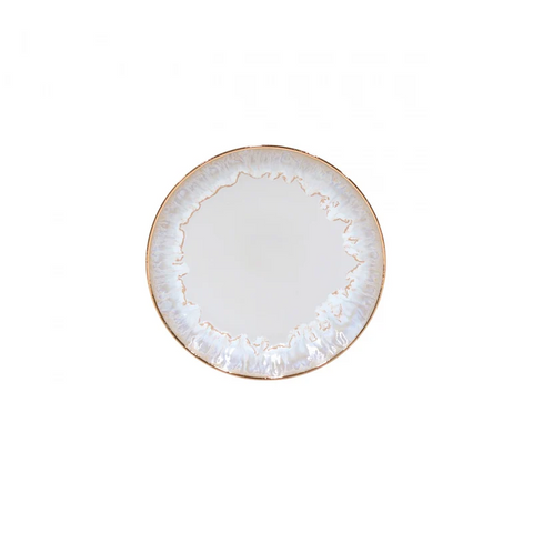 Taormina Gold-Rimmed Salad/Dessert Plate
