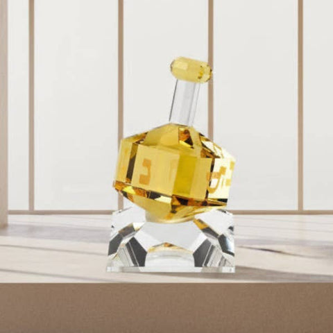 Amber Crystal Dreidel
