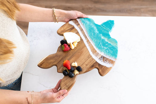 Appetizer / Charcuterie Board - Turtle Shaped