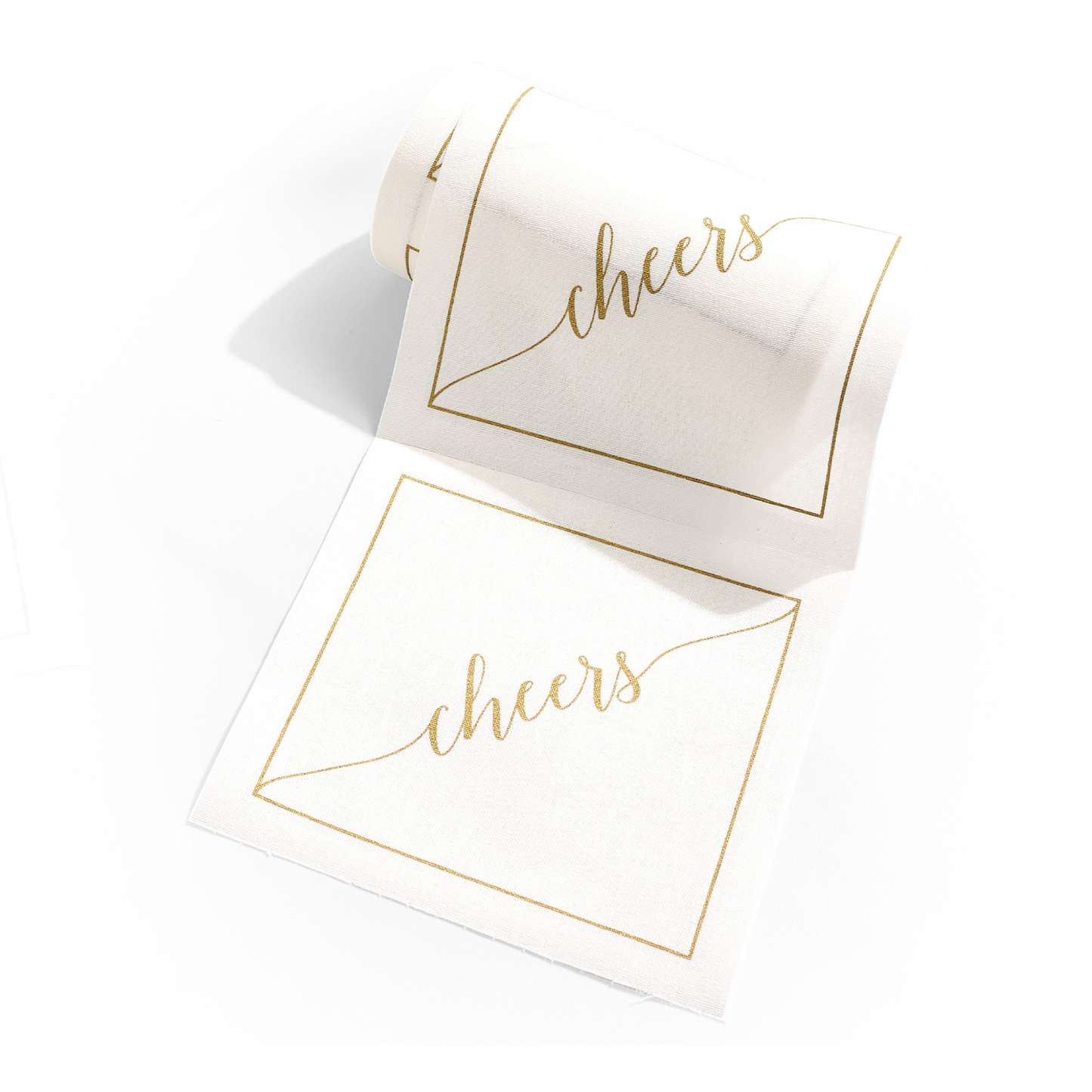 Gold Salute Cocktail Napkin Roll