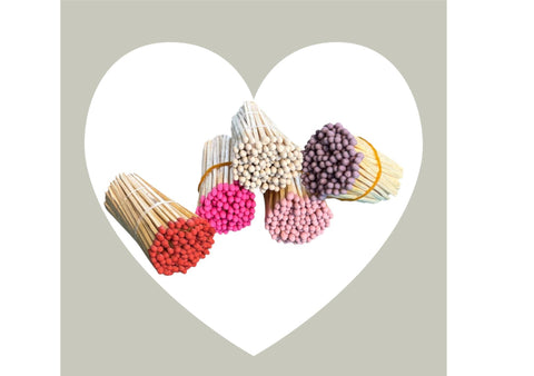 3" Colored Matches: Bundles of 100, 18+ Color Options