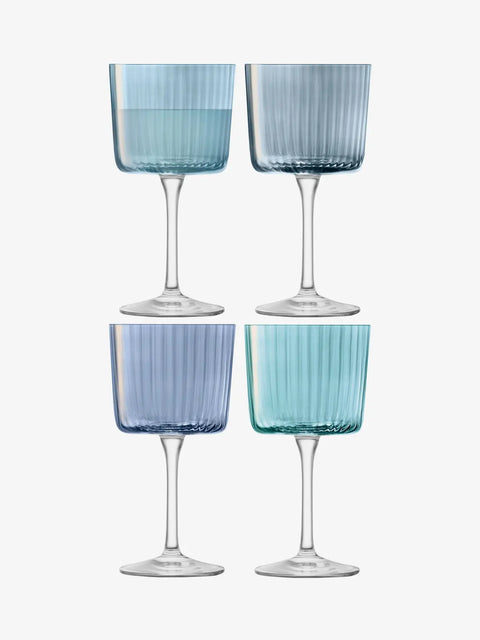 Sapphire Wine Glasses - Set of 4