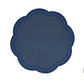 Nurture Navy Blue Faux Leather Placemat - Set of 2