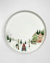 Winter Toulouse Holiday Salad/Dessert Plate