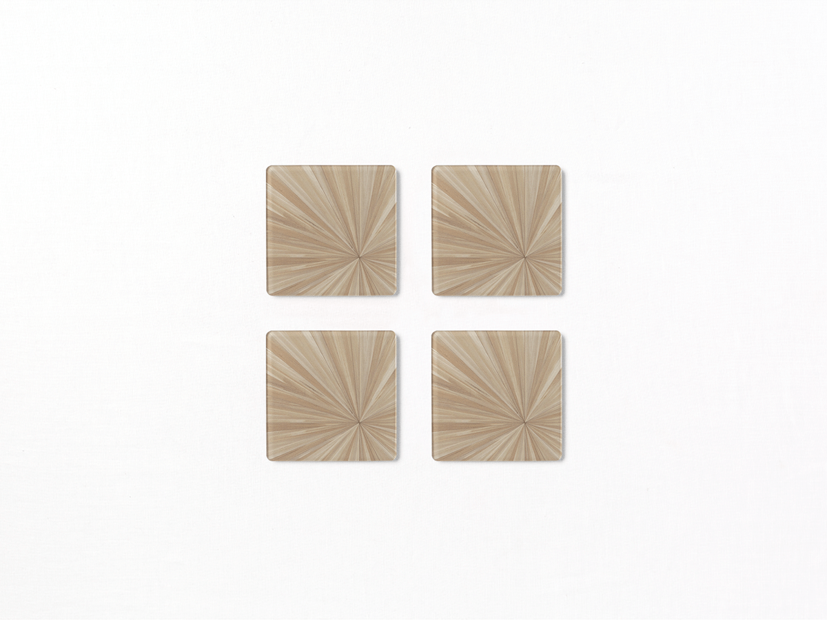 Soleil Fawn Coasters - Set of 4