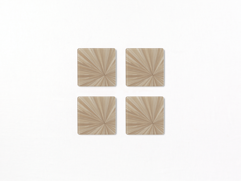 Soleil Fawn Coasters - Set of 4