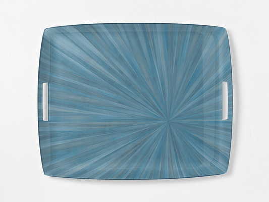 Soleil Fete Tray - Ocean Blue