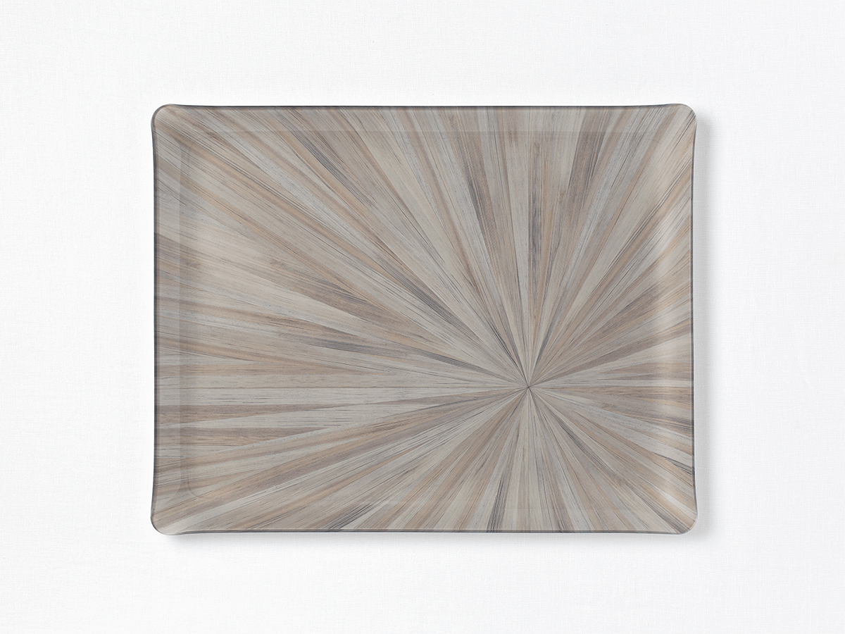 Soleil Serving Tray - Platinum