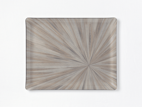 Soleil Serving Tray - Platinum
