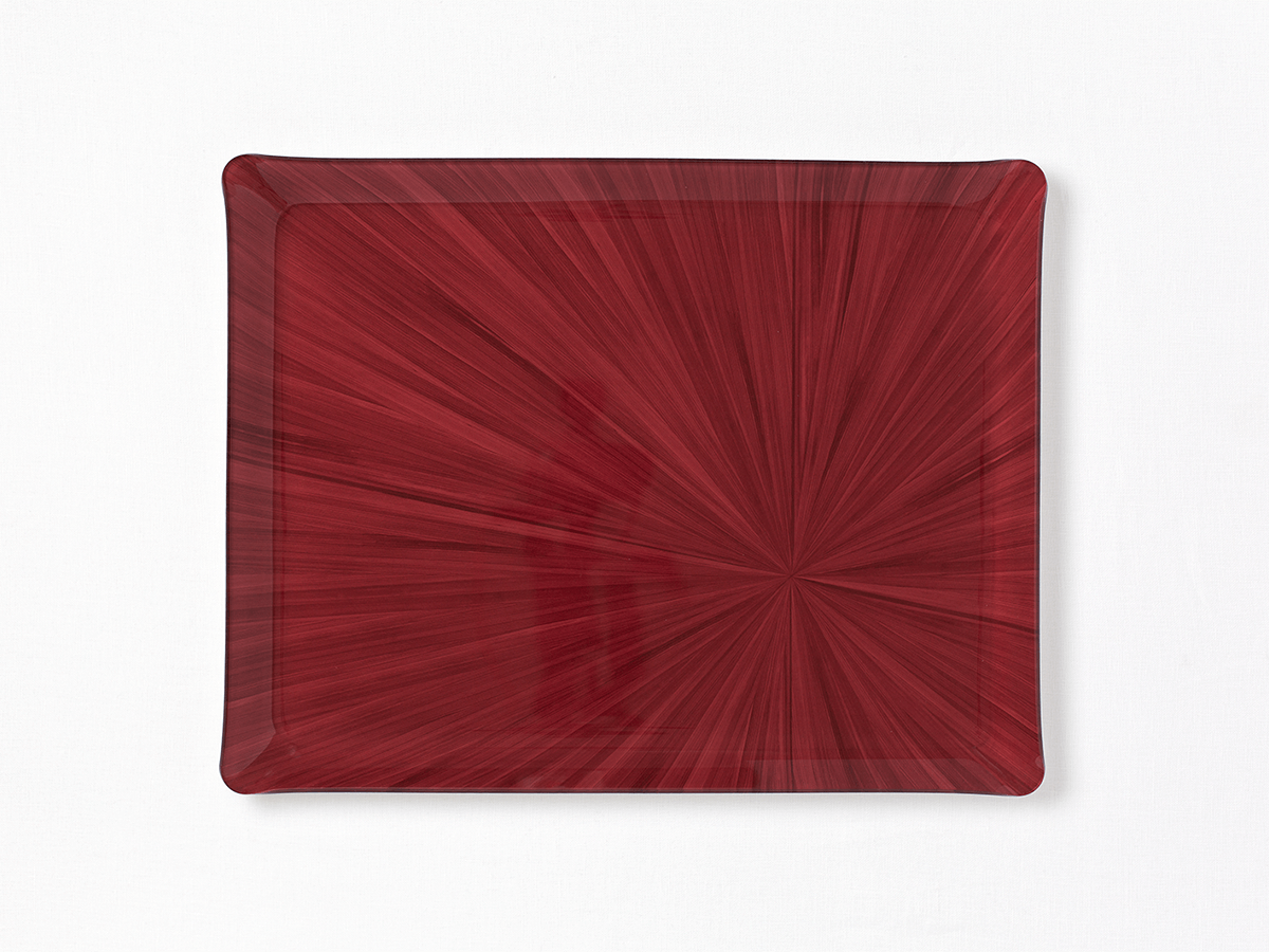 Soleil Serving Tray - Ruby