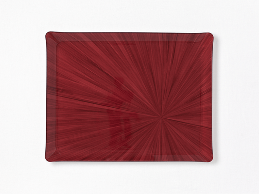Soleil Serving Tray - Ruby